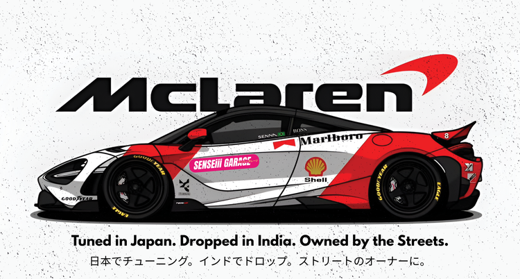 Senseiii Garage Tuned in japan . Dropped in India. owenedby the streets.